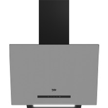 Beko Ade 61743 I Inox Renk Eğimli Davlumbaz 60 cm Duvar Tipi 230W Motor Gücü ile 1000 m3/sa Hava Debisi