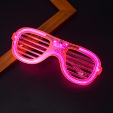 Hereveoyuncak Pembe LED Işıklı Parti Gözlüğü - Neon 3 Modluu