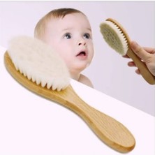 Hereveoyuncak Keçi Kılı Organik Bebek Banyo Tarağıı