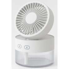 Hereveoyuncak Su Spreyli Katlanır Başlıklı USB Miini Fan