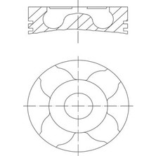 Mahle Depomix Piston Segman 75 mm (+0.60) P206-P307-PARTNER C4-C5 II-P308 Dv6 (1,6hdi 16V) Focus Cmax 1,6tdci -0,20 Kisa