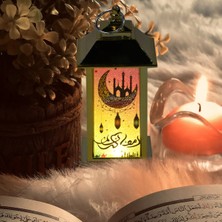 Hereveoyuncak Ramazan Temalı Küçük Kare Kubbee LED Lamba