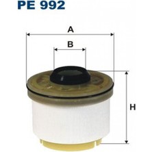 Filtron Depomix Yakit Filtresi [ Fiat Fullback; Isuzu D-Max; Lexus Is I/ii; Mitsubishi L200; Toyota Hilux ]