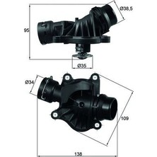 Mahle Depomix Termostat (Komple) Bmw 3 (E90) 88C