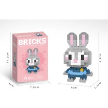 Hereveoyuncak Bricks Judy Hopps Mini Tavşan LEGO Figürüü