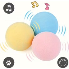 Ozcmax Kedi Otluu 3 Sesli Interaktif Top Kedi Oyuncağı