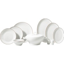 Korkmaz Lidya Collection 60 Parça Gold Yemek Takımı