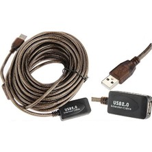 Alfais 4637 Aktif USB Uzatıcı Uzatma Kablosu 10 Metre