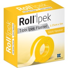 Roll Ipek 1.25X5 M Tıbbi Flaster Çinko Oksitli Kauçuk Yapışkanlı