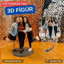 Makinafleo Kişiye Özel 3 Kişilik 3D Figür (15CM)