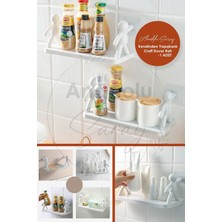 Empressco Anadolu Saray Çarşısı Kendinden Yapışkanlı Craft Banyo Rafı Tarz Baharatlık Rafı Organizer Düzenleyici - 1 Adet - Fiyatı, Yorumları