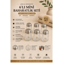 Empressco Düzenya Baharatlık Oval 6 Adet - Fiyatı, Yorumları