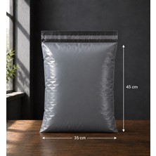 Ambalajın 35X45+5 cm Gri Cepsiz Kargo Poşeti – E-Ticaret Gönderi Poşeti