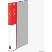 Faber-Castell Standart Sunum Dosyası 40 Yaprak Gri