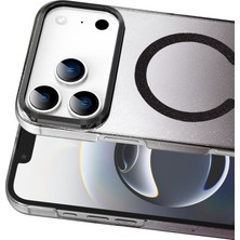 Bezos iPhone 17 Pro Glossy Magsafe Kapak - Siyah
