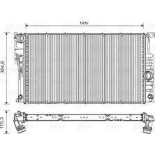 Valeo Depomix x Radyatör Bmw 1 3 Serisi F20 F21 F22 F23 F31 F34 F32 F33 F36 F80 F82 Benzinli 2011