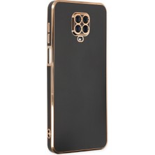 Bezos Redmi Note 9 Pro Kılıf Volet Silikon - Siyah
