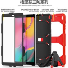 Bezos Galaxy T510 Tab A 10.1 Kılıf Griffin Tablet Kapak - Kırmızı
