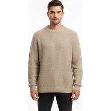 Shopin Shop Jjenick Knit Crew Neck Noos Erkek Kahverengi Kazak - 12211275