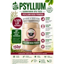 Anadolunun Özü Karnıyarık Otu Tozu 150G - Psyllium Husk Powder-Yüksek Lif | Sindirim & Bağırsak Dostu | Glutensiz | Doğal Tokluk Desteği