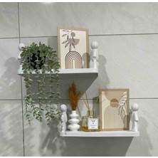 Empressco Pure Age 4 Adet Beyaz Kendinden Yapışkanlı Craft Banyo Rafı Tarz Baharatlık Rafı Organizer Düzenleyici - Fiyatı, Yorumları