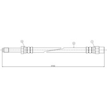 CAVO Depomix Fren Hortumu Arka Bmw E39 96 03