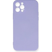 Ne Lazım Bana Apple Iphone 12 Pro Max Kılıf Nano Içi Kadife Silikon - Lila