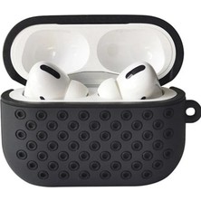Ne Lazım Bana Apple Airpods Pro 2 (2.nesil) Spor Delikli Kılıf - Siyah-Siyah