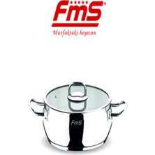 Fms Çelik Lotus Çelik Derin Tencere No:18