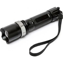 Ne Lazım Bana KM-110 Profesyonel Şarjlı El Feneri Ledli+Flashlight+Zoom Özellikli  Aparatlı 6 Parça Full