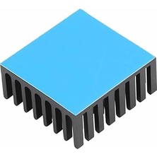 Robiz 25MMX25MMX10MM Alüminyum Soğutucu Pasif Isı Emici Radyatör Peltier LED Elektronik Devre Entegre VGA Ram Memory Cpu Gpu Raspberry Pi