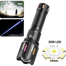 Ne Lazım Bana PS-9954 30W Zoomlu LED Powerbank Özellikli Şarjlı Profesyonel El Feneri