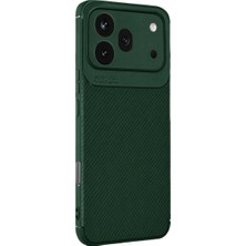 Ulu Pazarlama Huawei Honor 600 Pro Auto Focus Karbon Kapak - Koyu Yeşil
