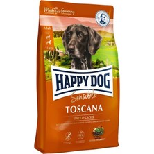 Happy Dog Toscana Ördek ve Somonlu Yetişkin Köpek Maması 4 Kg