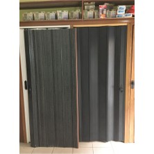 Dekoraks Akordeon Kapı, Karaağaç Ahşap Desenli, 87X200CM