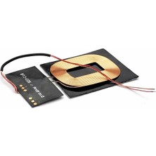 Robiz Kablosuz Şarj Alıcı 5V 1A  Ferrit Plaka Qi Hızlı Şarj Mobil Akıllı Telefon Tablet Oyuncak Pil Şarj Receiver Dıy