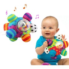 Sozzy Toys Çıngıraklı Renkli Topum