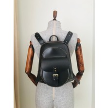 Begy Leather El Yapımı Deri Bayan Sırt Çantası