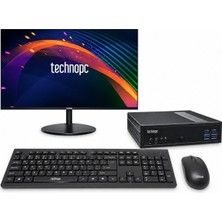 Technopc Set Intel Celeron 128GB SSD 4gb 21.5 Fhd W10P Wıfı + OFFICE2024(OUTLET)