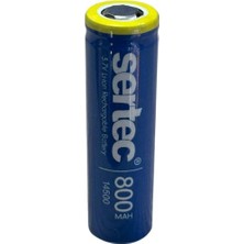 Mudanis Sertec 3.7V Li-Ion 14500 Aa - 800 Mah 3c Şarjlı Pil