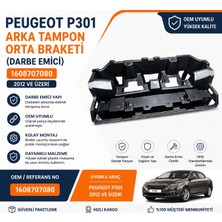 Artek Peugeot P301 Arka Tampon Orta Braketi Darbe Emici 1608707080