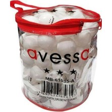 Avessa MB-61035-A 100 Lü 2 Yıldız Masa Tenisi Antrenman Topu Beyaz
