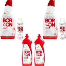 Boron 2 x 820 ml Jel Bulaşık Makinesi Temizlik Ürünü Kokusuz Bitki Bazlı 41 Yıkama
