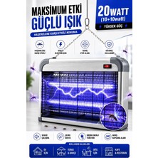 Enshall 20W Elektrikli Uv LED Işıklı Zincir Askılı GLR KILL PEST Sivrisinek Öldürücü Sinek Kovucu Işık