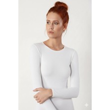 Şahinler Uzun Kollu Bisiklet Yaka Body B192 Mery Woman