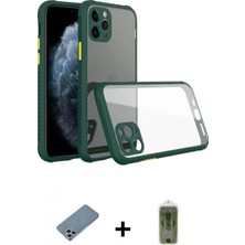 Marsilyan™- iPhone 11 Pro Kılıf Nova Asil Özel Seri - Siyah Joko Magic 5d Hayalet Cam + Shine Kamera Lens Koruma Cam - Gs