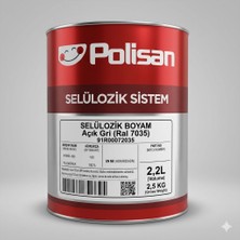 Polisan Selülozik Boya Açık Gri KOD:7035 2.2l