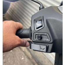 Mudanis Honda Activa 125 Korna Düğmesi Uzatma Kolu - Özel 3D Tasarım