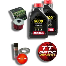 Honda Crf 250 Rally Motul 5000 10W40 Yağ-Yağ Filtresi-Balata Spreyi ve Tapa Pulu Hediye