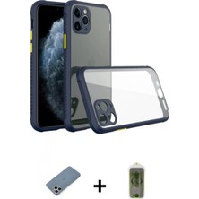 Marsilyan™- iPhone 11 Pro Kılıf Nova Asil Özel Seri - Siyah Joko Magic 5d Hayalet Cam + Shine Kamera Lens Koruma Cam - Gs